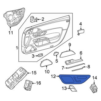 Mercedes-Benz OE - Front Left Power Seat Switch