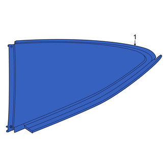 Mercedes-Benz OE - Rear Left Quarter Glass