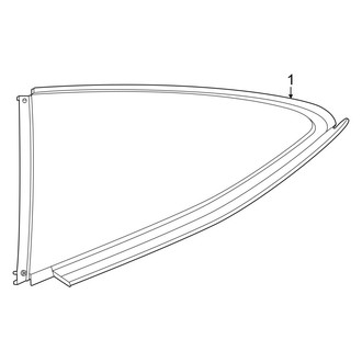 Mercedes-Benz OE - Quarter Panel - Glass (2 Doors)
