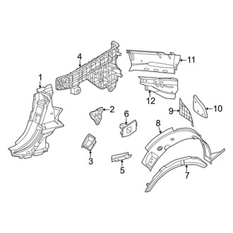 Mercedes-Benz OE - Quarter Panel - Inner Structure (Base)