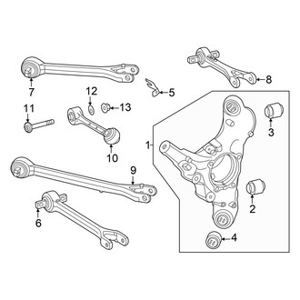 Mercedes-Benz OE - Rear Suspension - Suspension Components (2 Doors)