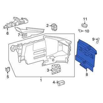 Mercedes-Benz OE - Rear Rear Body Panel Trim Panel