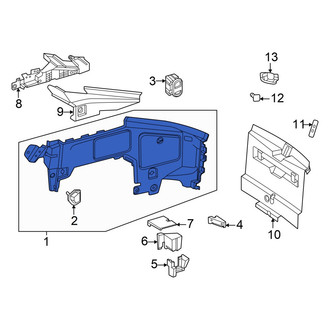 Mercedes-Benz OE - Rear Left Lower Trunk Trim Panel