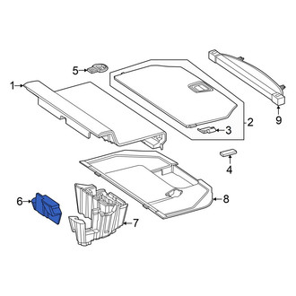 Mercedes-Benz OE - Trunk Floor Storage Box Bracket