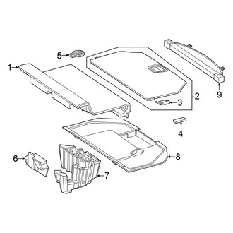 Mercedes-Benz OE - Rear Body & Floor - Interior Trim (Floor Trim)