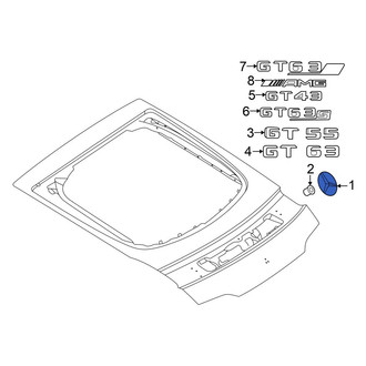 Mercedes-Benz OE - Rear Hatch Emblem