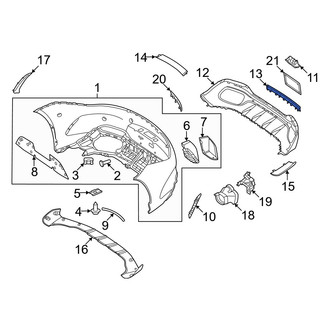 Mercedes-Benz OE - Front Bumper Trim