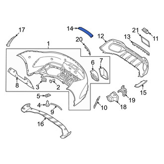 Mercedes-Benz OE - Rear Liftgate Trim Scuff Plate