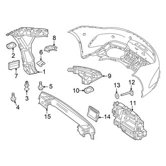 Mercedes-Benz OE - Rear Bumper - Bumper & Components (Structure & Mounting)