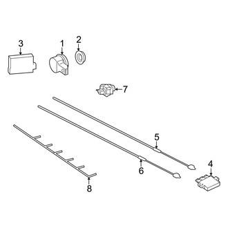 Mercedes-Benz OE - Rear Bumper - Electrical Components