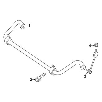 Mercedes-Benz OE - Front Suspension - Stabilizer Bar & Components (RWD)