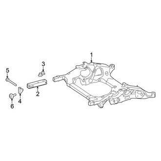Mercedes-Benz OE - Front Suspension - Suspension Mounting (2.0L)