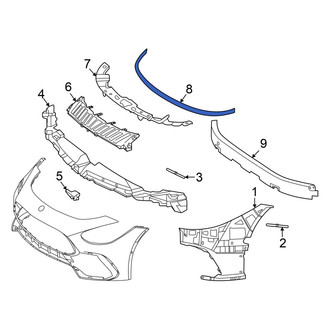 Mercedes-Benz OE - Front Hood Seal
