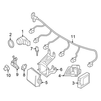 Mercedes-Benz OE - Front Bumper & Grille - Electrical Components