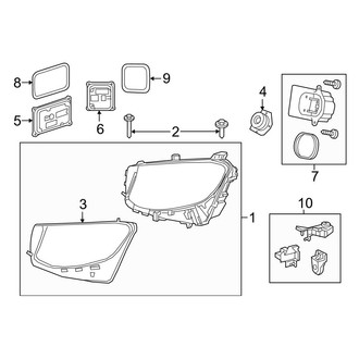 Mercedes-Benz OE - Front Lamps - Headlamp Components (Sport Utility Coupe C253 Body Code)