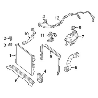 Mercedes-Benz OE - Cooling - Radiator & Components (Sport Utility Coupe C253 Body Code)