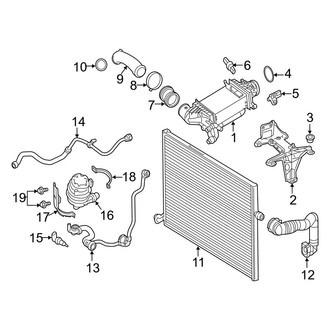 Mercedes-Benz OE - Cooling - Intercooler (Sport Utility Coupe C253 Body Code)