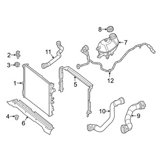 Mercedes-Benz OE - Cooling - Radiator & Components (Sport Utility Coupe C253 Body Code 3.0L)