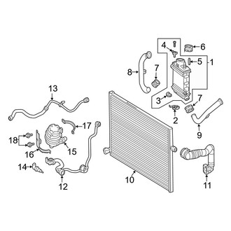 Mercedes-Benz OE - Cooling - Intercooler (Sport Utility Coupe C253 Body Code)