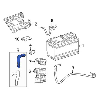 Mercedes-Benz OE - Battery Vent Tube
