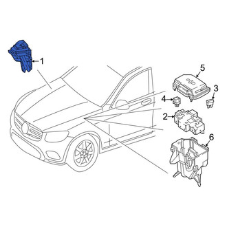Mercedes-Benz OE - Right Fuse and Relay Center