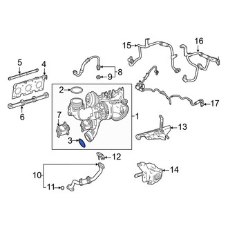 Mercedes-Benz OE - Lower Turbocharger Oil Seal