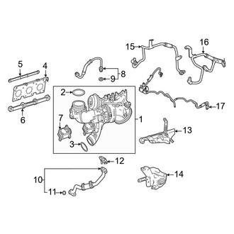 Mercedes-Benz OE - Engine - Turbocharger & Components (Sport Utility Coupe)
