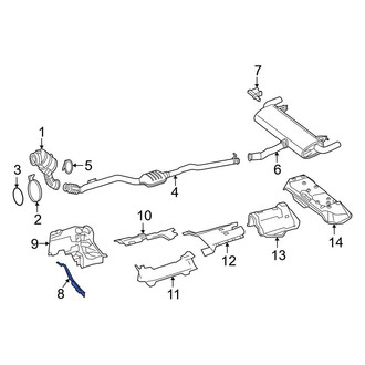 Mercedes-Benz OE - Front Floor Pan Heat Shield
