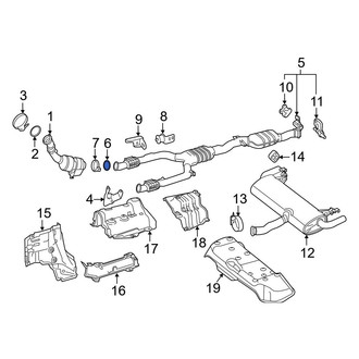 Mercedes-Benz OE - Exhaust Muffler Gasket