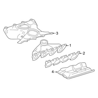 Mercedes-Benz OE - Exhaust System - Exhaust Manifold