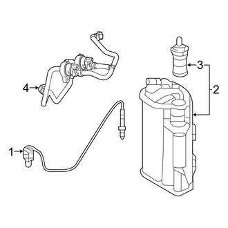 Mercedes-Benz OE - Emission System - Emission Components (Sport Utility Coupe C253 Body Code)