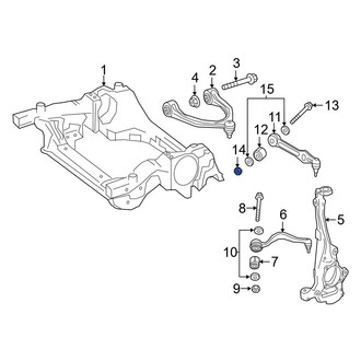 Mercedes-Benz OE - Lateral Arm Nut