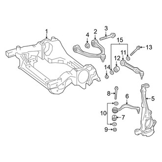 Mercedes-Benz OE - Front Suspension - Suspension Components (Sport Utility Coupe C253 Body Code)