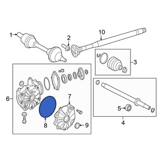 Mercedes-Benz OE - Axle Housing Cover Gasket