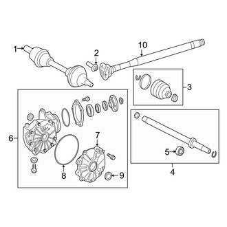 Mercedes-Benz OE - Front Suspension - Carrier & Front Axles (Sport Utility Coupe C253 Body Code)