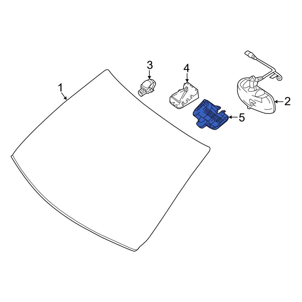 MercedesBenz OE 20582103009051 Front Ambient Light Sensor Cover