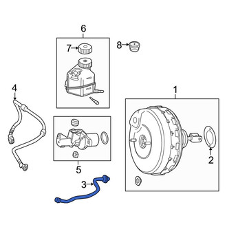 Mercedes-Benz OE - Brake Vacuum Hose