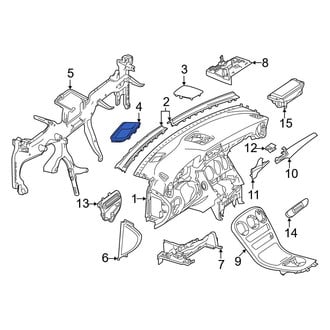 Mercedes-Benz OE - Left Instrument Panel Cover