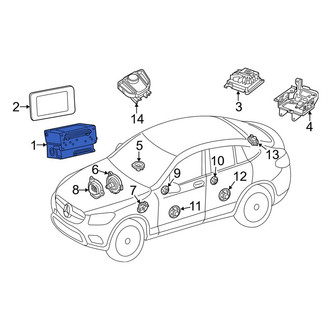 Mercedes-Benz OE - Radio Control Unit