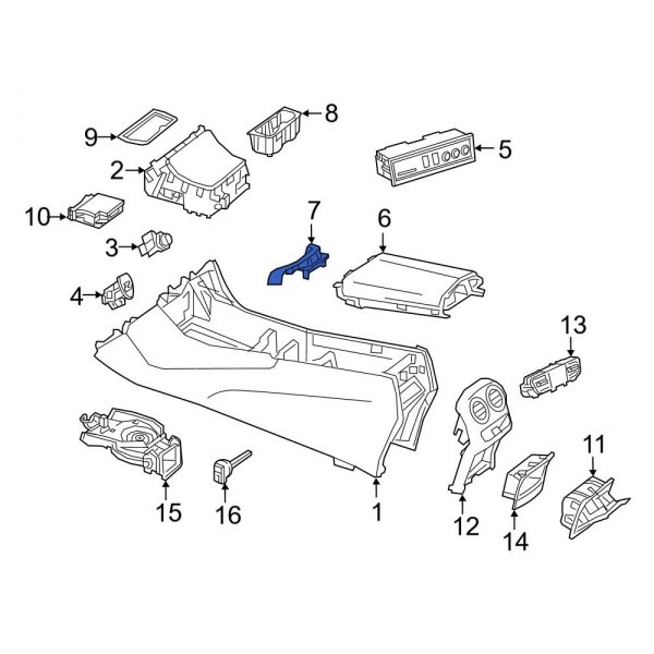 Console Armrest Cover