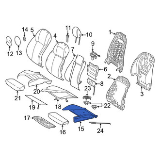 Mercedes-Benz OE - Front Right Seat Cushion Foam