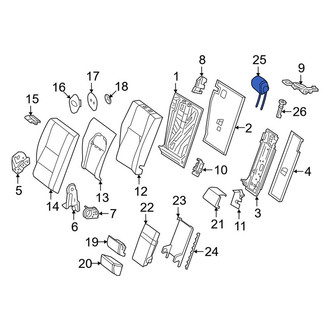 Mercedes-Benz OE - Rear Center Headrest