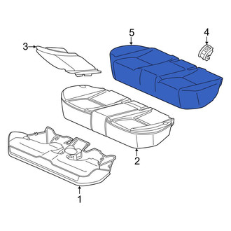 Mercedes-Benz OE - Rear Seat Cover