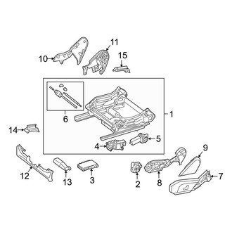 Mercedes-Benz OE - Seats & Tracks - Tracks & Components (Sport Utility Coupe C253 Body Code)