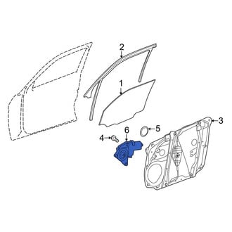 Mercedes-Benz OE - Front Right Window Motor