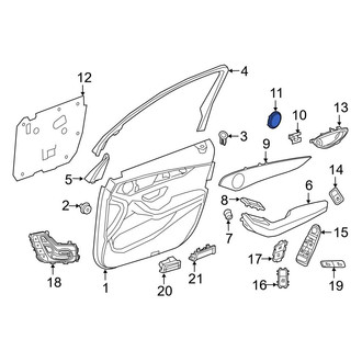 Mercedes-Benz OE - Front Speaker Cover
