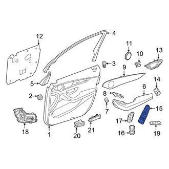 Mercedes-Benz OE - Rear Door Window Switch