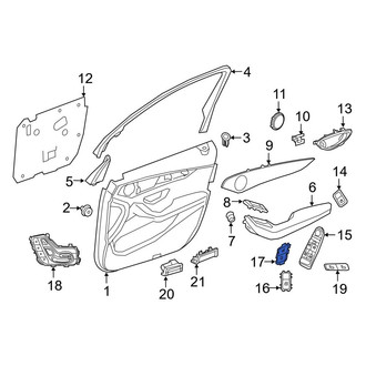Mercedes-Benz OE - Door Lock Switch