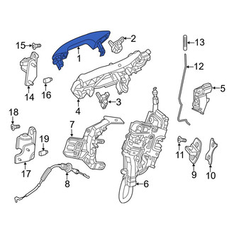 Mercedes-Benz OE - Front Left Outer Exterior Door Handle