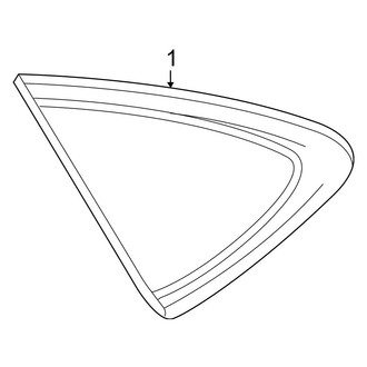 Mercedes-Benz OE - Quarter Panel - Glass (Sport Utility Coupe C253 Body Code)